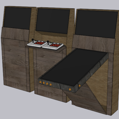 Arkad- och flipperkabinett